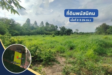 ที่ดินพนัสนิคม จังหวัดชลบุรี  เนื้อที่  2-3-24 ตร.ว ใกล้ถนน 331 